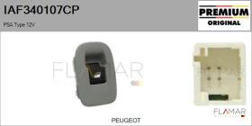 PSA IAF340107CP - Interruptor, elevalunas