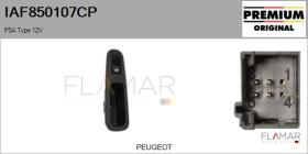 PSA IAF850107CP - Interruptor, elevalunas