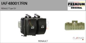 RENAULT NISSAN IAF480017RN - Interruptor, elevalunas