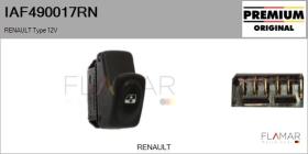 RENAULT NISSAN IAF490017RN - Interruptor, elevalunas