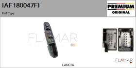 FIAT IAF180047FI - Interruptor, elevalunas FIAT Type
