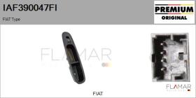 FIAT IAF390047FI - Interruptor, elevalunas FIAT Type