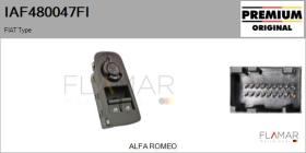 FIAT IAF480047FI - Interruptor, elevalunas FIAT Type