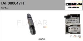 FIAT IAF080047FI - Interruptor, elevalunas FIAT Type