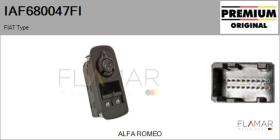 FIAT IAF680047FI - Interruptor, elevalunas FIAT Type