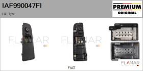FIAT IAF990047FI - Interruptor, elevalunas FIAT Type