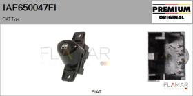 FIAT IAF650047FI - Interruptor, elevalunas FIAT Type