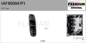 FIAT IAF850047FI - Interruptor, elevalunas FIAT Type
