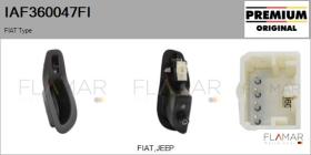 FIAT IAF360047FI - Interruptor, elevalunas FIAT Type