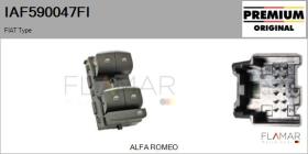 FIAT IAF590047FI - Interruptor, elevalunas FIAT Type