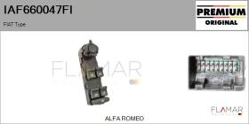 FIAT IAF660047FI - Interruptor, elevalunas FIAT Type