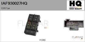 HQ IAF930027HQ - Interruptor, elevalunas FORD Type