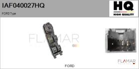 HQ IAF040027HQ - Interruptor, elevalunas FORD Type