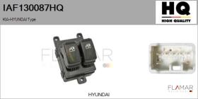HQ IAF130087HQ - Interruptor, elevalunas HYUNDAI Type