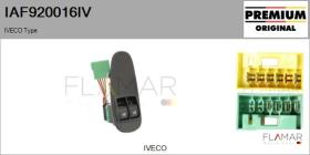 IVECO IAF920016IV - Interruptor, elevalunas IVECO Type