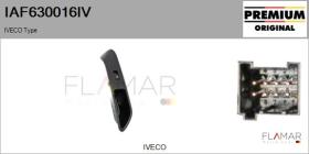 IVECO IAF630016IV - Interruptor, elevalunas IVECO Type