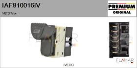 IVECO IAF810016IV - Interruptor, elevalunas IVECO Type
