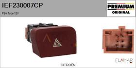 PSA IEF230007CP - Interruptor intermitente de aviso