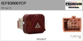 PSA IEF630007CP - Interruptor intermitente de aviso