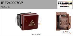 PSA IEF240007CP - Interruptor intermitente de aviso
