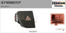 PSA IEF950007CP - Interruptor intermitente de aviso