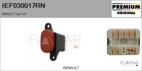 RENAULT NISSAN IEF030017RN - Interruptor intermitente de aviso
