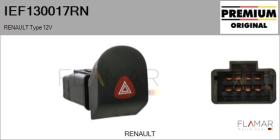RENAULT NISSAN IEF130017RN - Interruptor intermitente de aviso