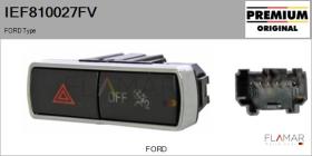 FORD-VOLVO-SAAB IEF810027FV - Interruptor intermitente de aviso