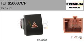 PSA IEF650007CP - Interruptor intermitente de aviso