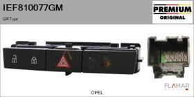 GM IEF810077GM - Interruptor intermitente de aviso
