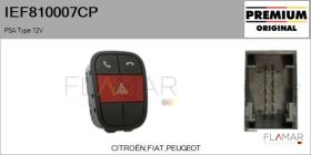 PSA IEF810007CP - Interruptor intermitente de aviso