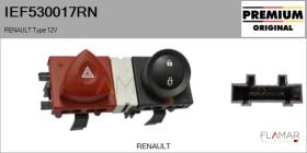 RENAULT NISSAN IEF530017RN - Interruptor intermitente de aviso
