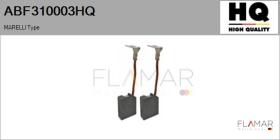 HQ ABF310003HQ - Jgo.Escobillas Alternador