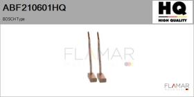 HQ ABF210601HQ - Jgo.Escobillas Alternador