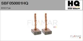 HQ SBF050001HQ - Jgo.Escobillas Motor Arranque