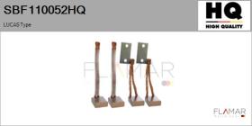 HQ SBF110052HQ - Jgo.Escobillas Motor Arranque