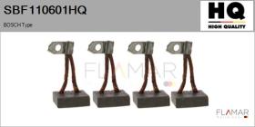 HQ SBF110601HQ - Jgo.Escobillas Motor Arranque