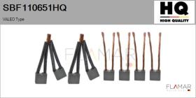 HQ SBF110651HQ - Jgo.Escobillas Motor Arranque