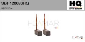 HQ SBF120083HQ - Jgo.Escobillas Motor Arranque