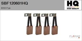 HQ SBF120601HQ - Jgo.Escobillas Motor Arranque