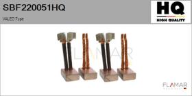 HQ SBF220051HQ - Jgo.Escobillas Motor Arranque