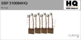 HQ SBF310084HQ - Jgo.Escobillas Motor Arranque