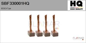 HQ SBF330001HQ - Jgo.Escobillas Motor Arranque