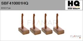 HQ SBF410001HQ - Jgo.Escobillas Motor Arranque