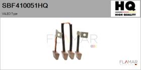 HQ SBF410051HQ - Jgo.Escobillas Motor Arranque