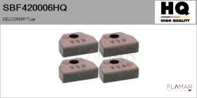 HQ SBF420006HQ - Jgo.Escobillas Motor Arranque