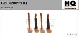 HQ SBF420053HQ - Jgo.Escobillas Motor Arranque