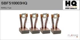 HQ SBF510003HQ - Jgo.Escobillas Motor Arranque