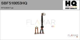 HQ SBF510053HQ - Jgo.Escobillas Motor Arranque