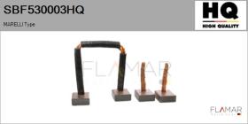 HQ SBF530003HQ - Jgo.Escobillas Motor Arranque